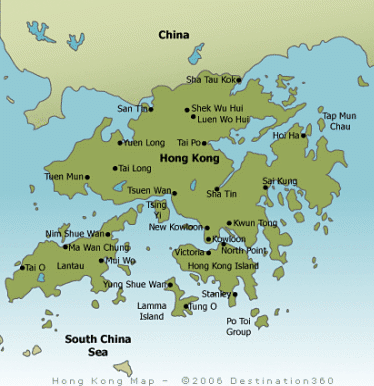 Hong Kong Map