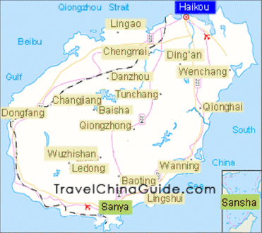 Hainan Map