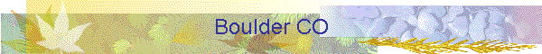 Boulder CO
