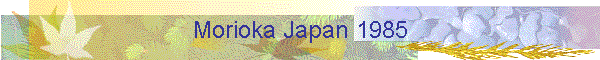 Morioka Japan 1985