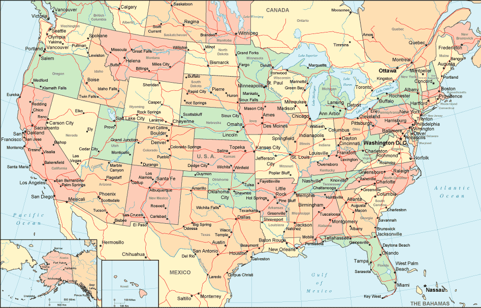 map of united states