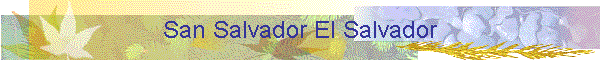 San Salvador El Salvador